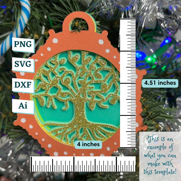Tree of Life Ornament Template