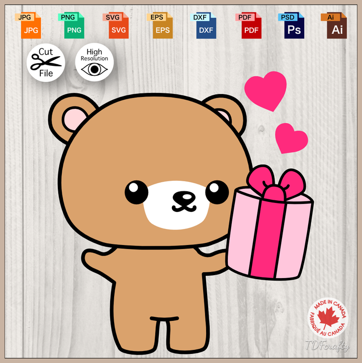 Bear with Gift