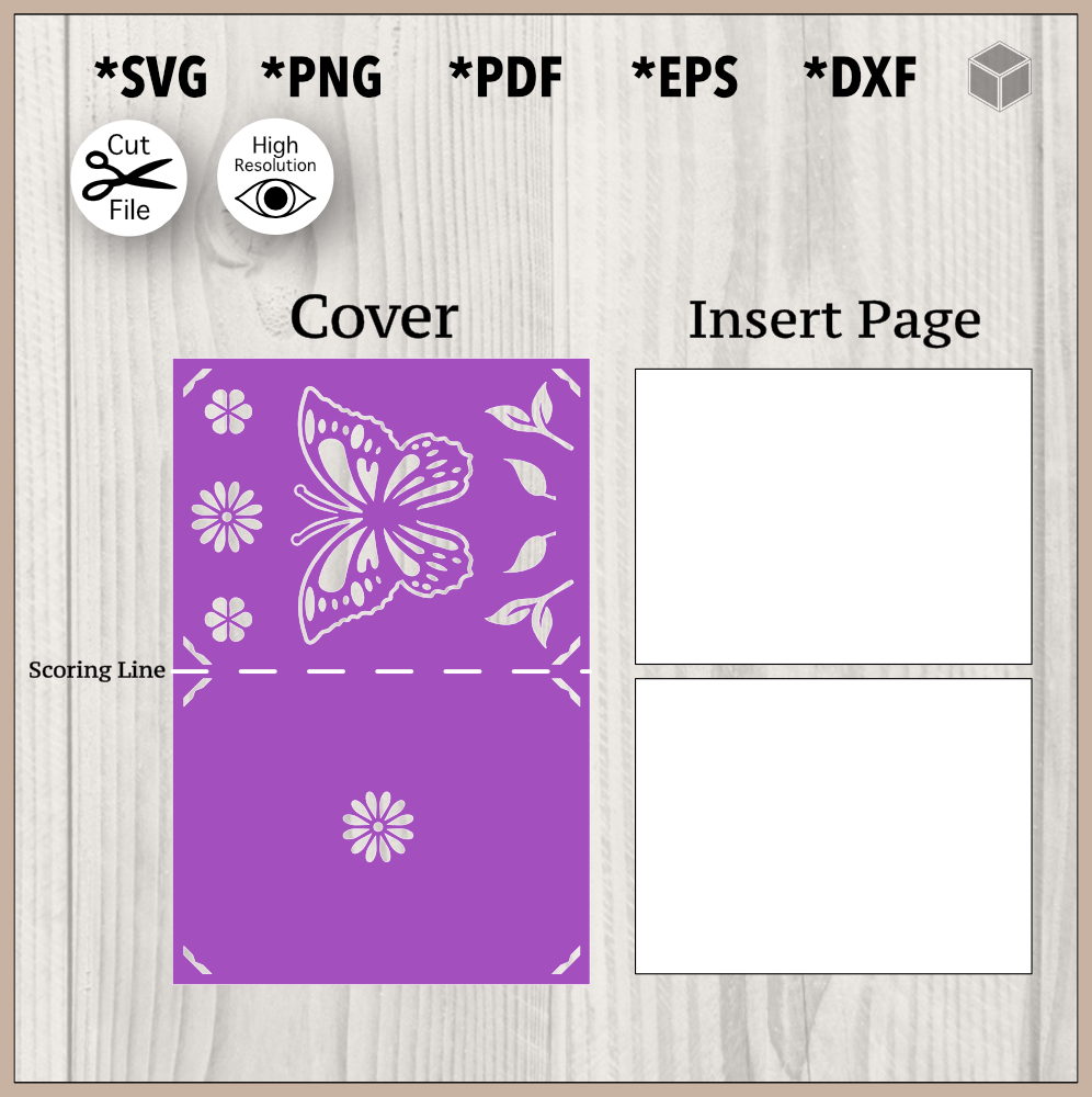 Butterfly Card Template