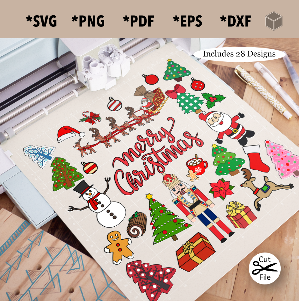 Christmas Holiday Bundle - 28 Designs