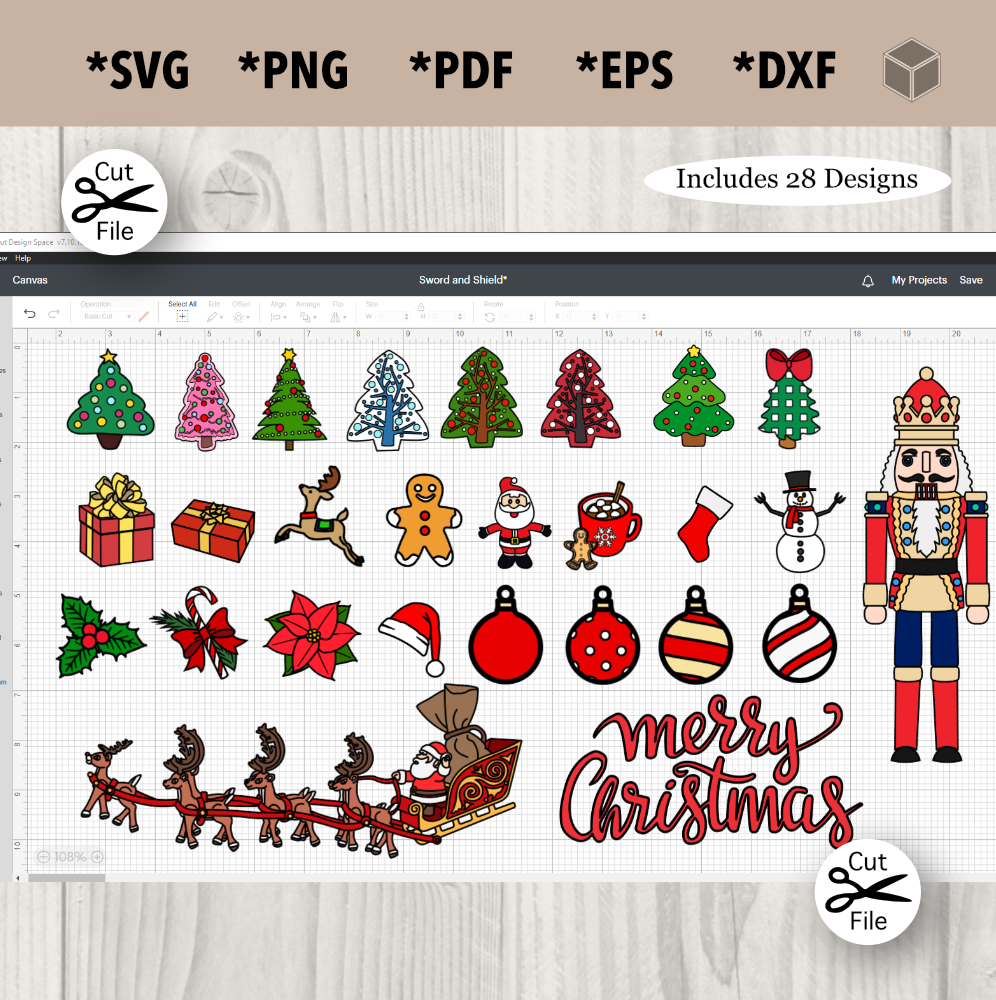 Christmas Holiday Bundle - 28 Designs