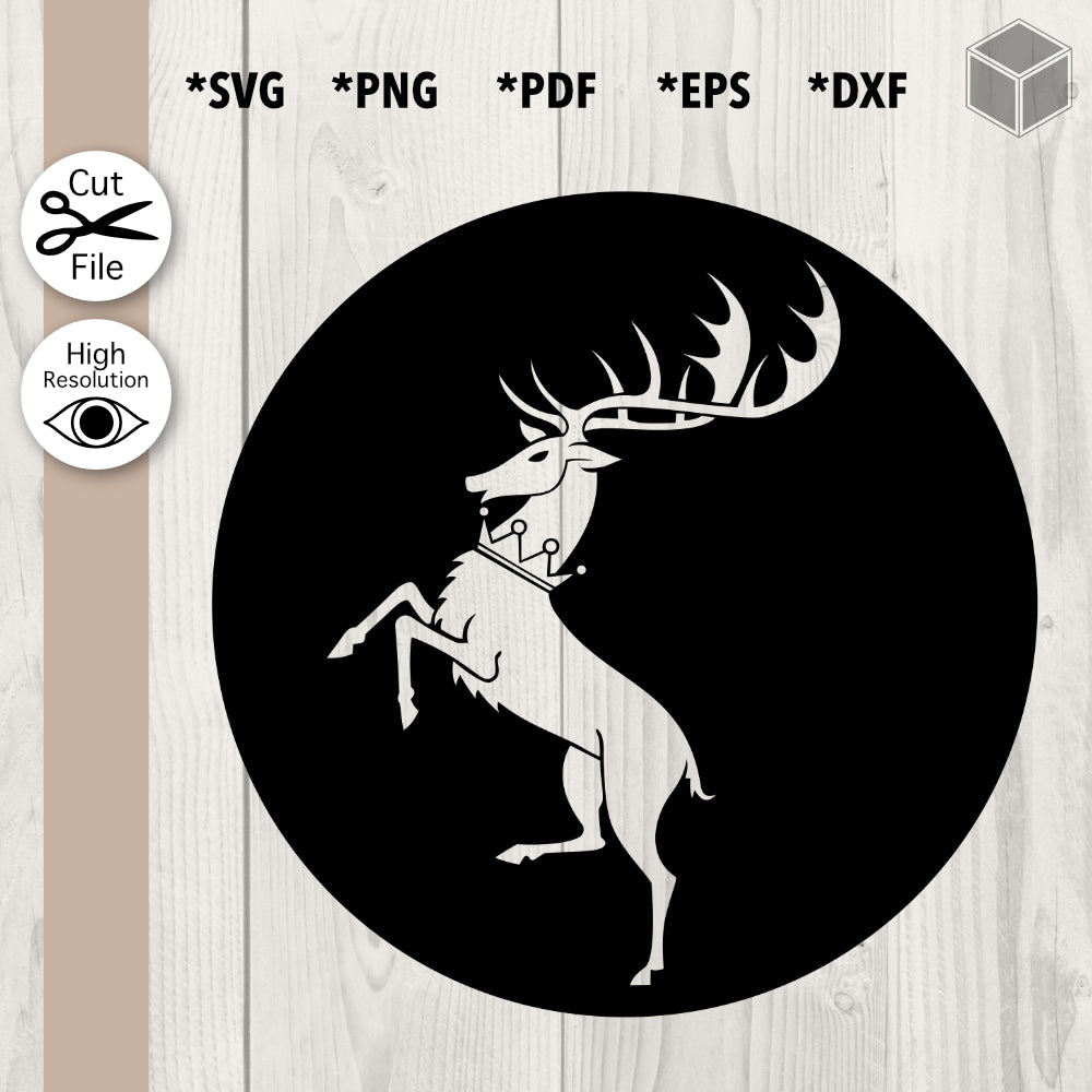 Crowned Deer Stamp
