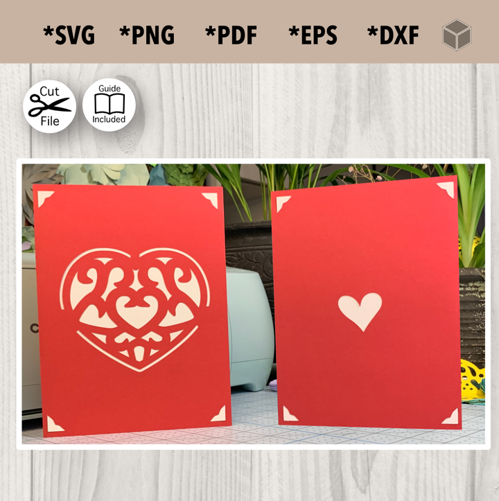 Heart Love Card Template