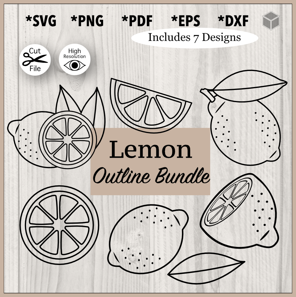 Paquete de contorno de limón