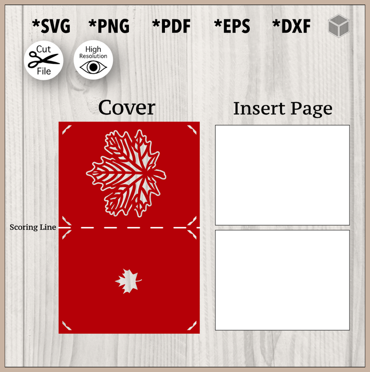 Canada Day Card Template