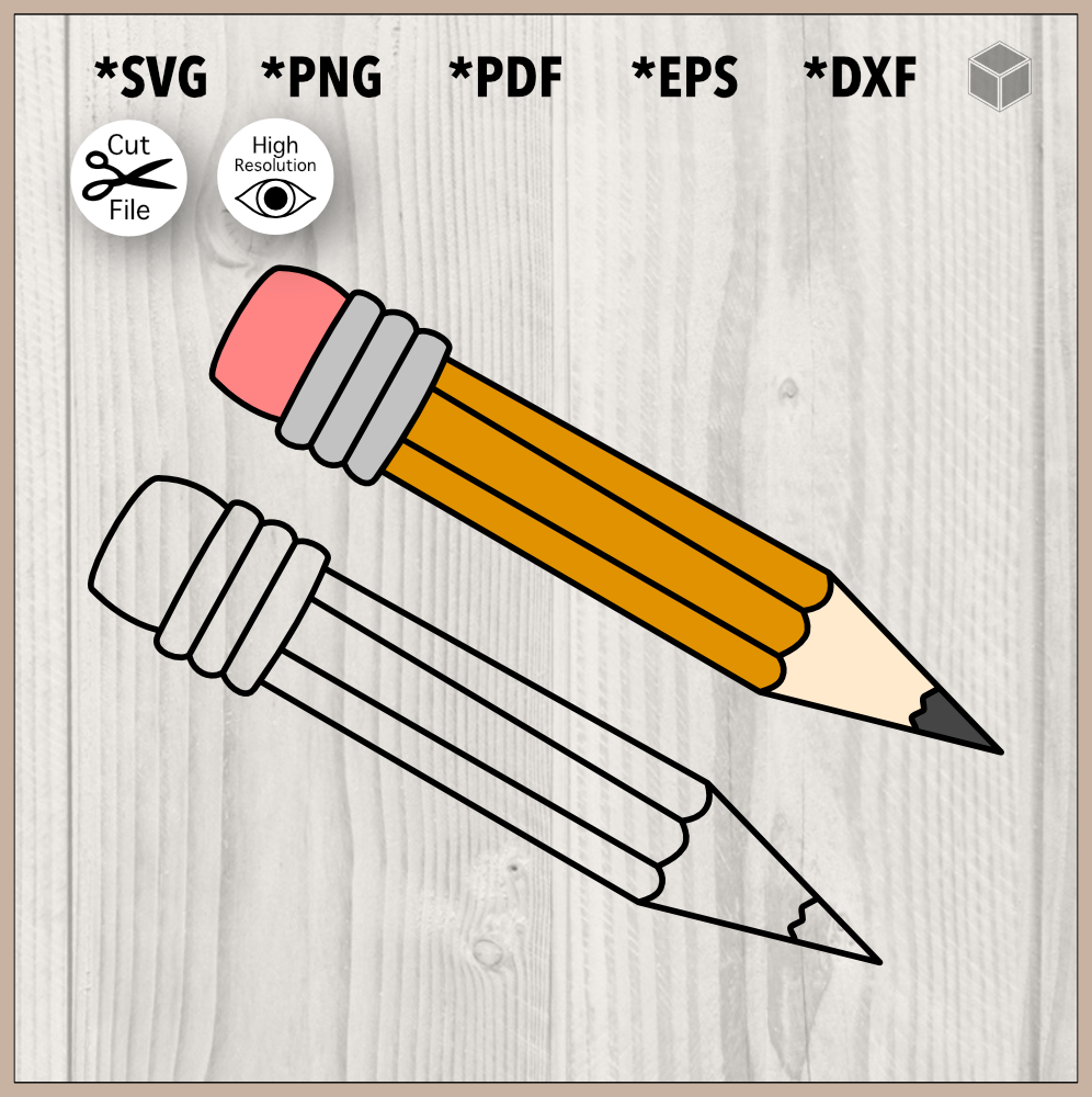 Couleur et contour du crayon