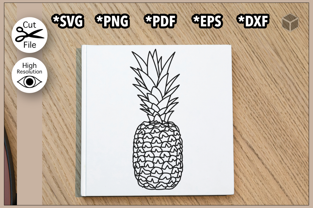 Pineapple Outline