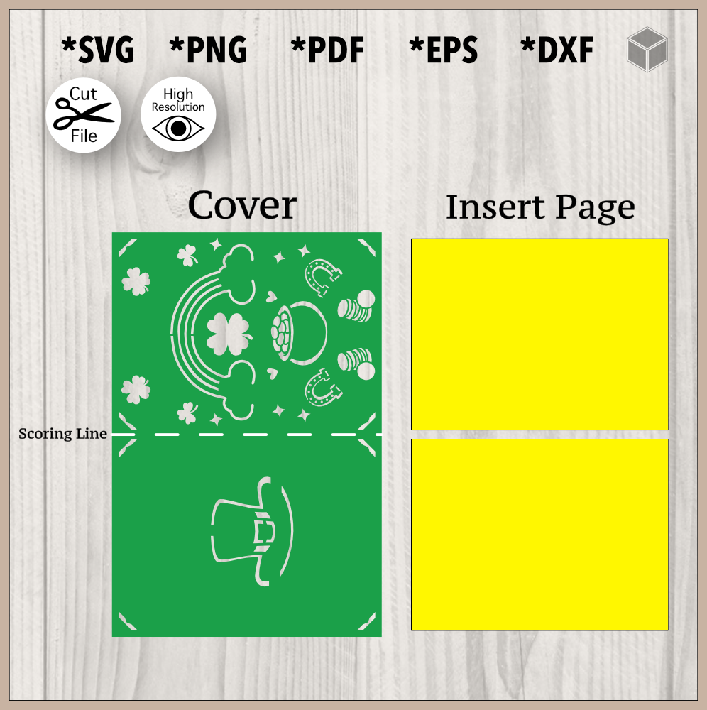St Patrick Day Card Template