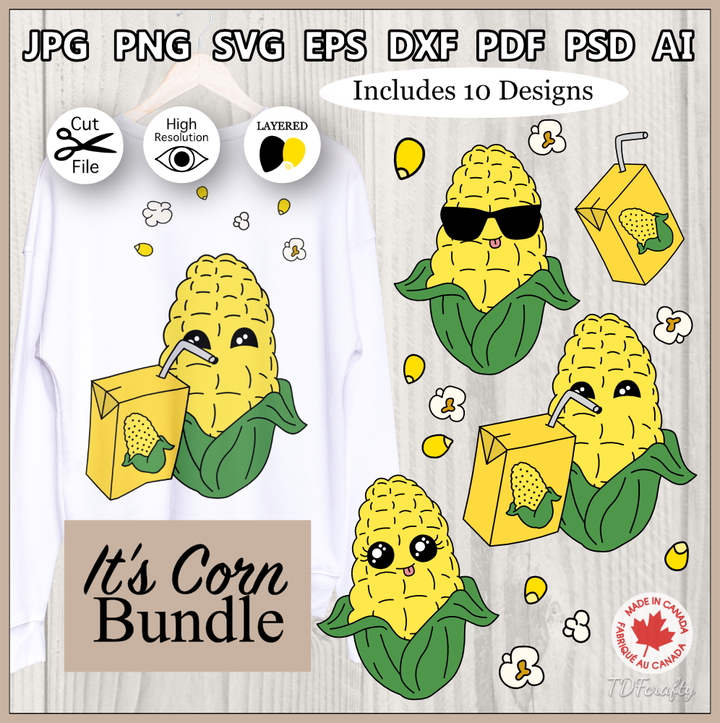¡Es maíz! Paquete lindo