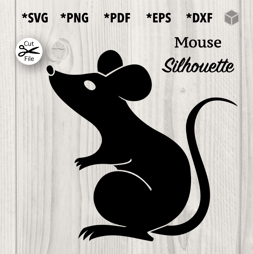 silueta de ratón