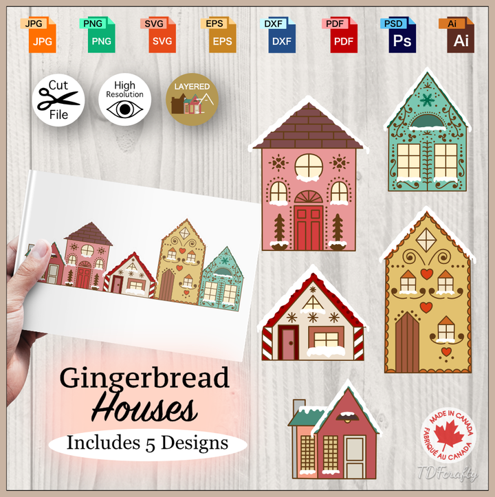 Gingerbread Houses Bundle