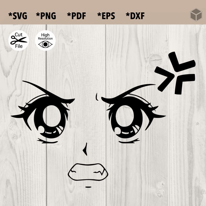 Angry Anime Face