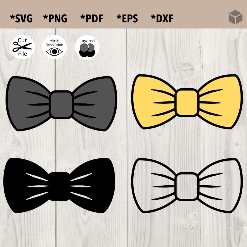 Bow Ties Set of 4