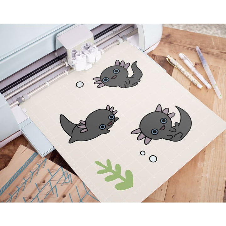 Cute Black Axolotl Bundle