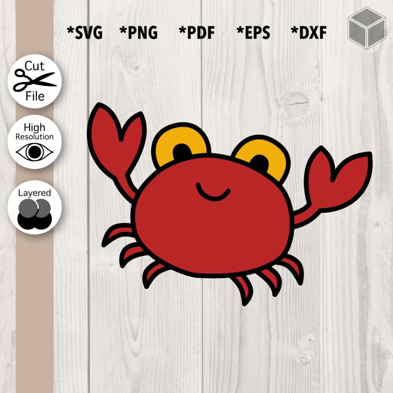Cute Red Crab