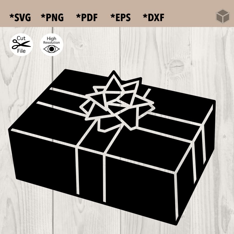 Festive Gift Silhouette