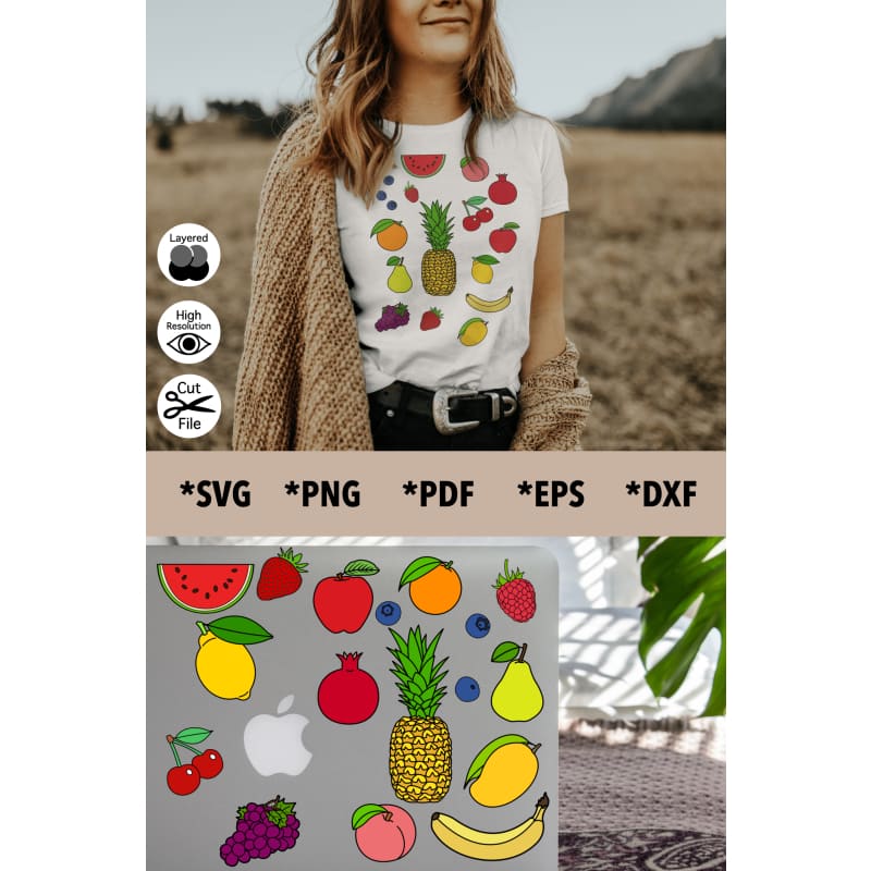 Fruits Bundle - 17 Designs