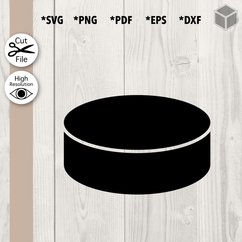 Hockey Puck Silhouette