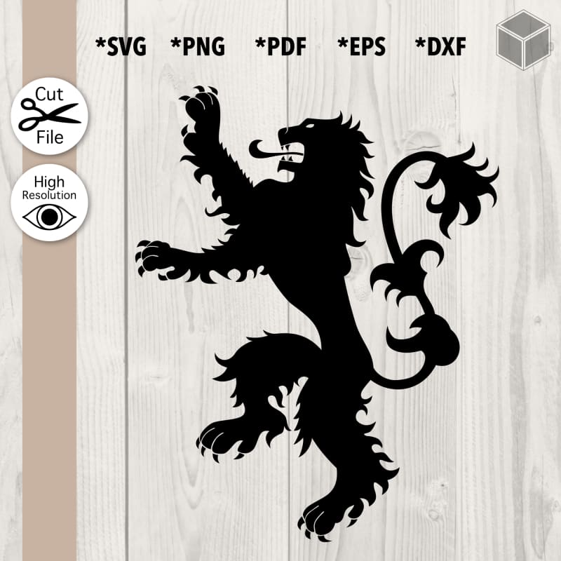 Lion Sigil Silhouette