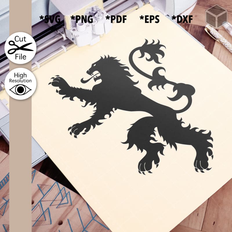 Lion Sigil Silhouette