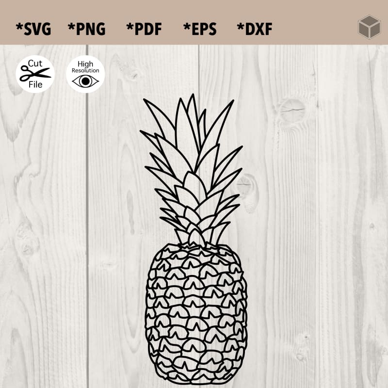 Pineapple Outline