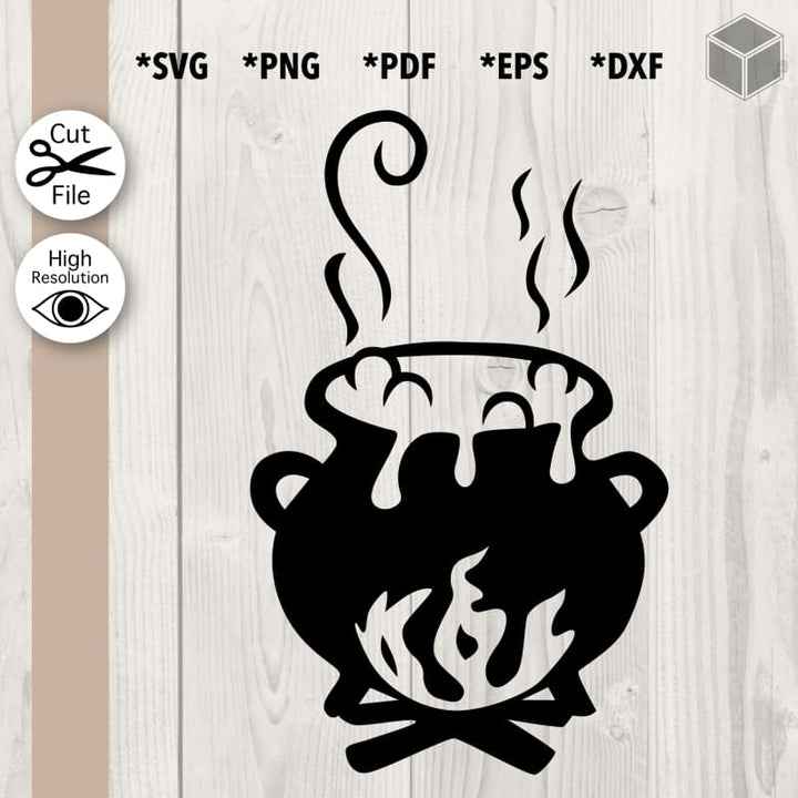 Potion Cauldron Silhouette