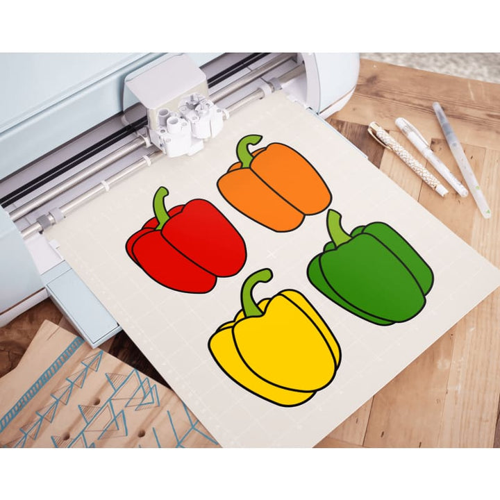 Sweet Peppers Set of 4