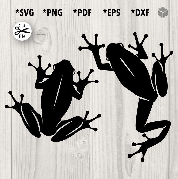 Frogs Silhouettes