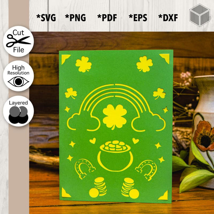 St Patrick Day Card Template