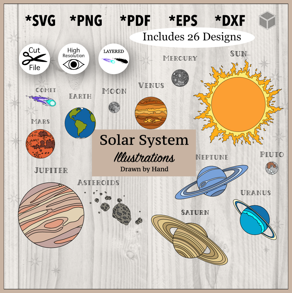 Printable Planets Of The Solar System