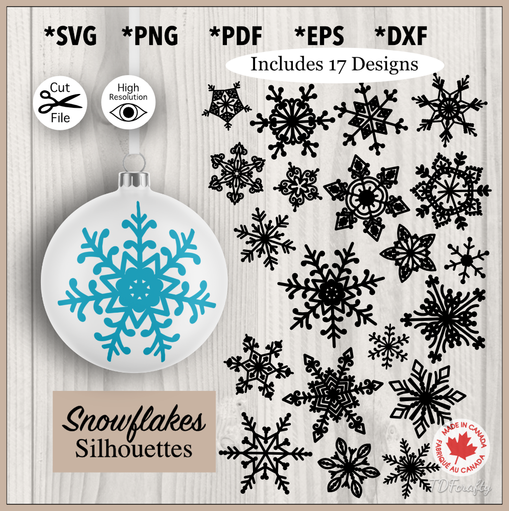 Snowflake Silhouette Bundle