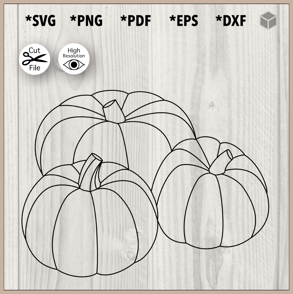 Pumpkins Outline